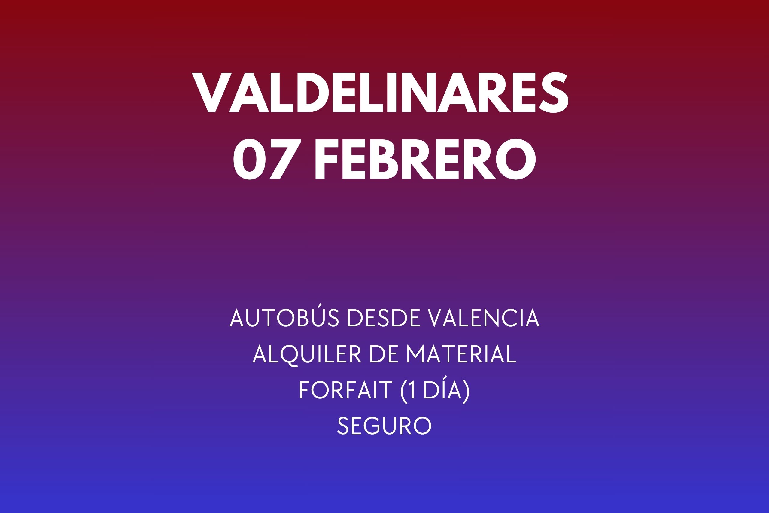 VALDELINARES SNOW DAY 07 FEB